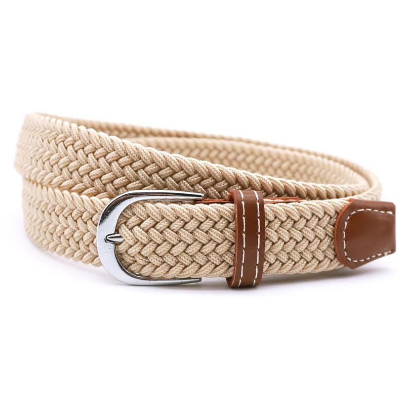 Stretch braided belt