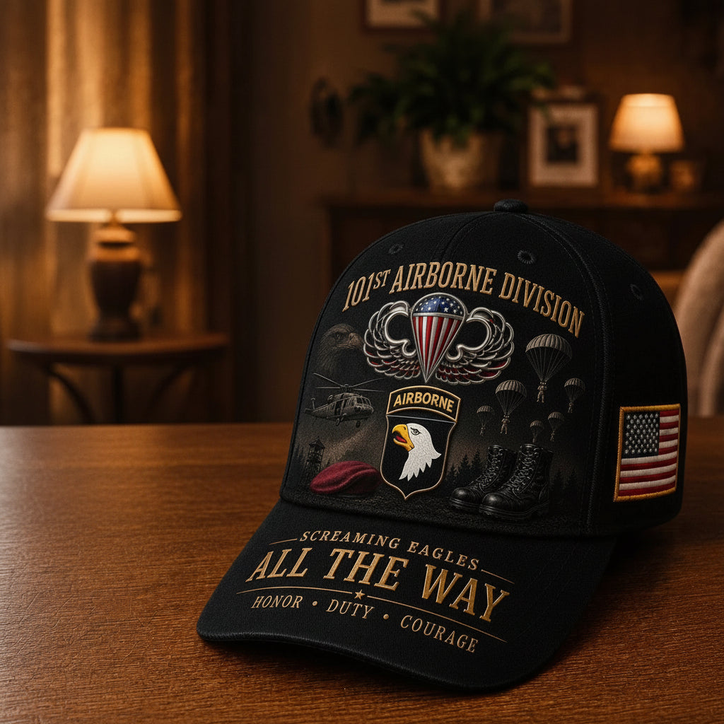 U.S. Army Airborne Units “All the Way” Tribute Cap