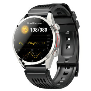 CFY E02 Multi-Lead ECG Monitoring Blood Glucose Blood Pressure Heart Rate Measurement Health Smart Watch