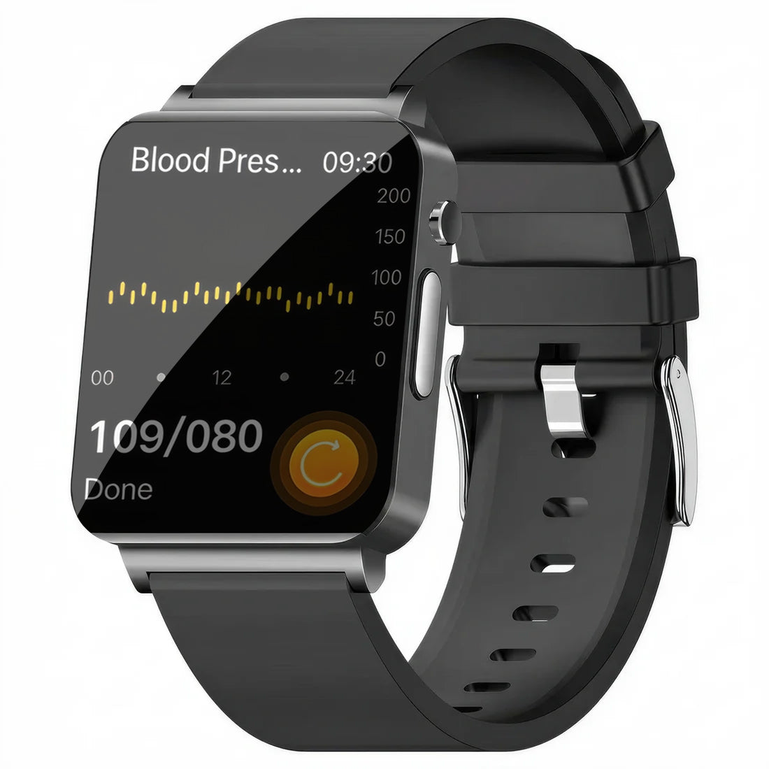 CFY E116 Smart Watch with Blood Oxygen Monitoring Heart Rate Monitor ECG Blood Pressure Sleep Tracker for Health