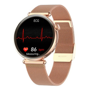 CFY E390 Blood Glucose Blood Lipid ECG Suga Pro Monitoring Women's AI Smart Watch