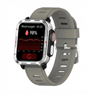 CFY E579 VEE PRO Rugged Sports Smartwatch with ECG and Heart Rate Monitoring Gray