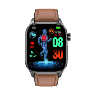 CFY E580 ECG/EKG Blood Sugar Blood Pressure Call Intelligent Health Management Smart Watch