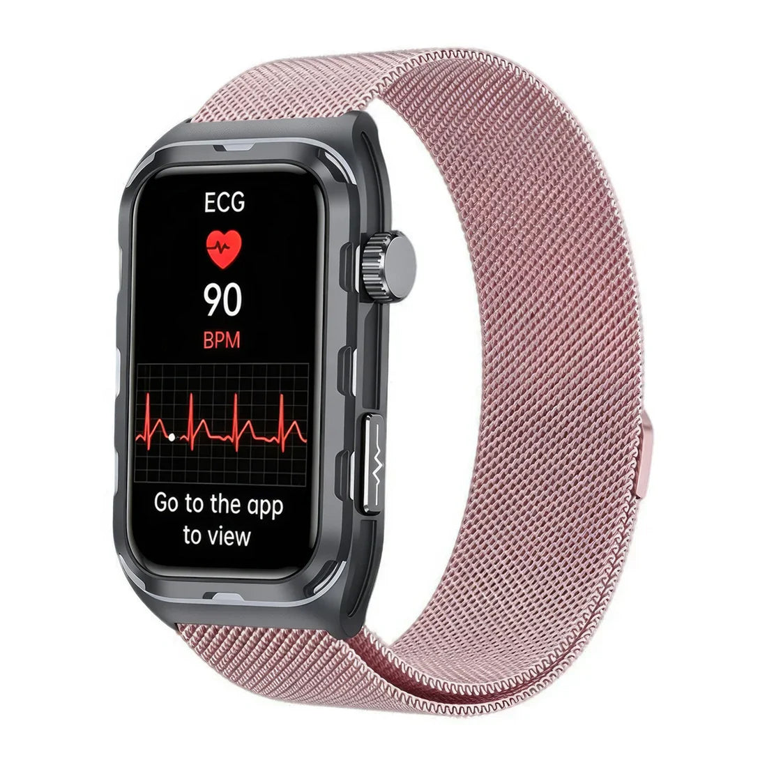 CFY E79 ECG Blood Sugar Smart Watch with Blood Pressure, HRV, Body Composition, SpO2 and Sleep Tracking
