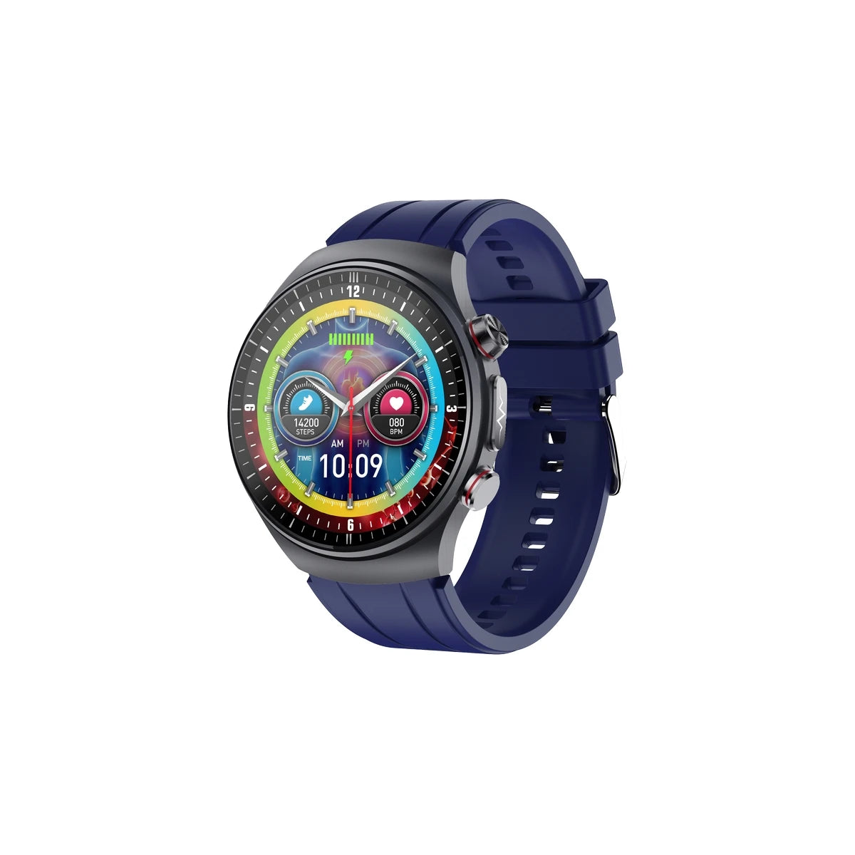 CFY ET488 ECG, Heart Rate, Blood Pressure, Blood Sugar, Bluetooth & NFC Health Smart Watch for Men & Women