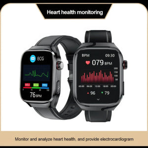 CFY16 One Click ECG+Micro Physical Examination Blood Glucose Blood Pressure Monitoring High end Health Management Watch