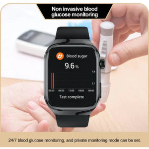 CFY16 One Click ECG+Micro Physical Examination Blood Glucose Blood Pressure Monitoring High end Health Management Watch