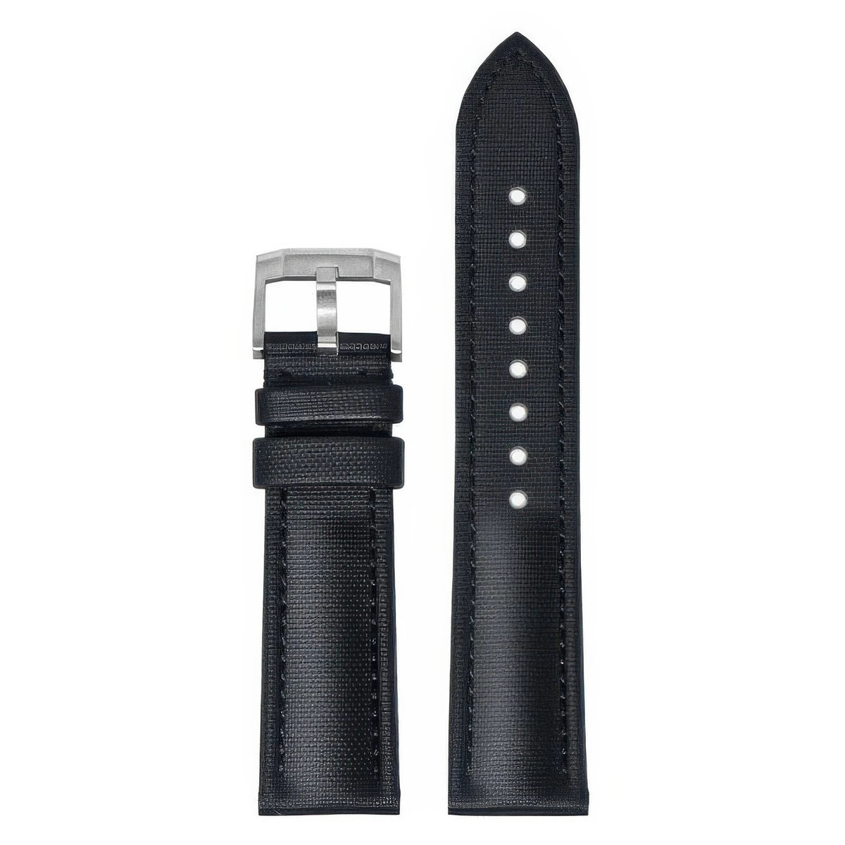 CFY Sailcloth Leather Watch Band 18-24mm – Durable Replacement Strap
