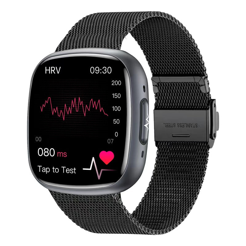 CFY593 Professional ECG Blood Glucose Blood Pressure Heart Rate HRV Monitoring Smart Watch