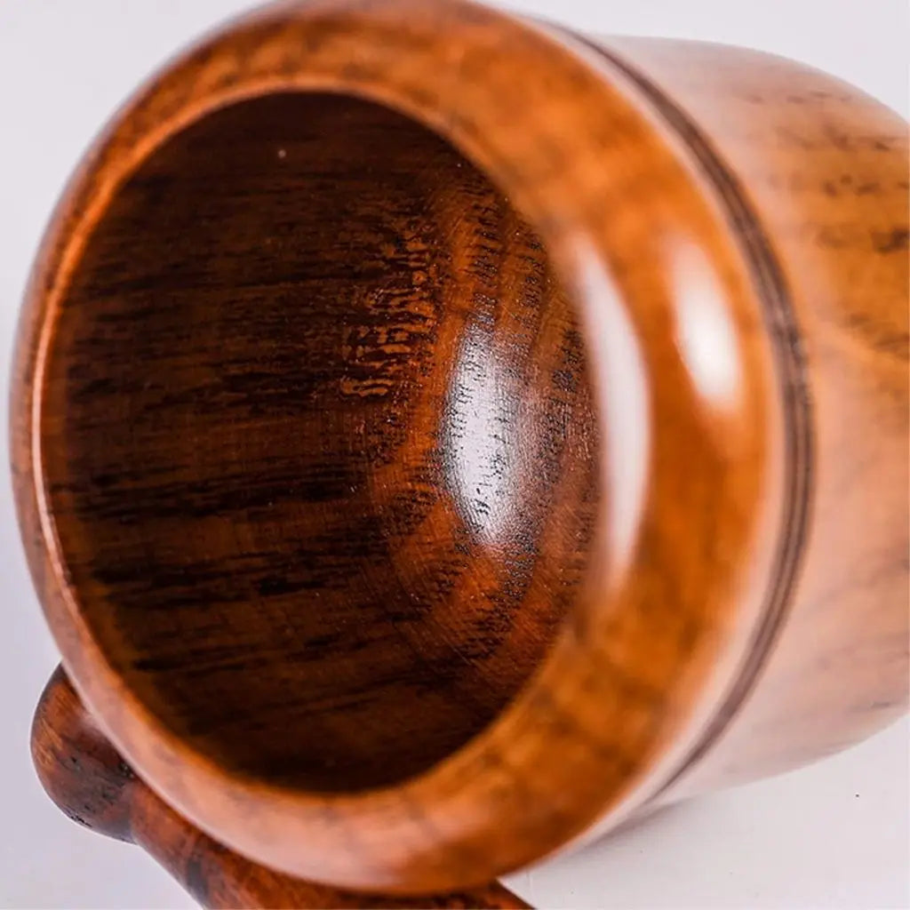 Wooden Mortar & Pestle Set for Garlic and Spices