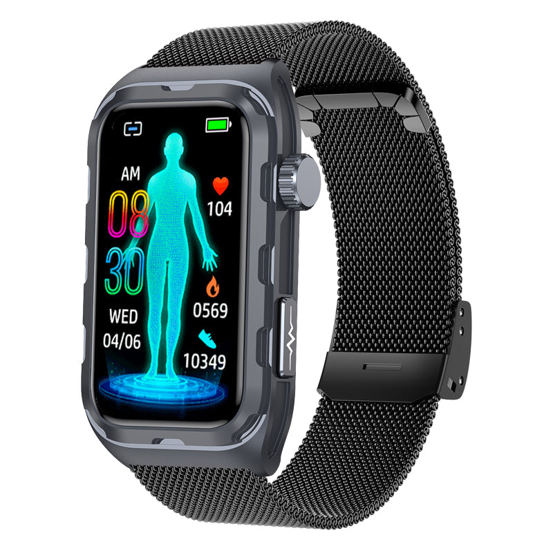 CFY79 ECG/EKG Blood Pressure Blood Sugar Heart Rate Monitoring Smart Health Exercise Bracelet