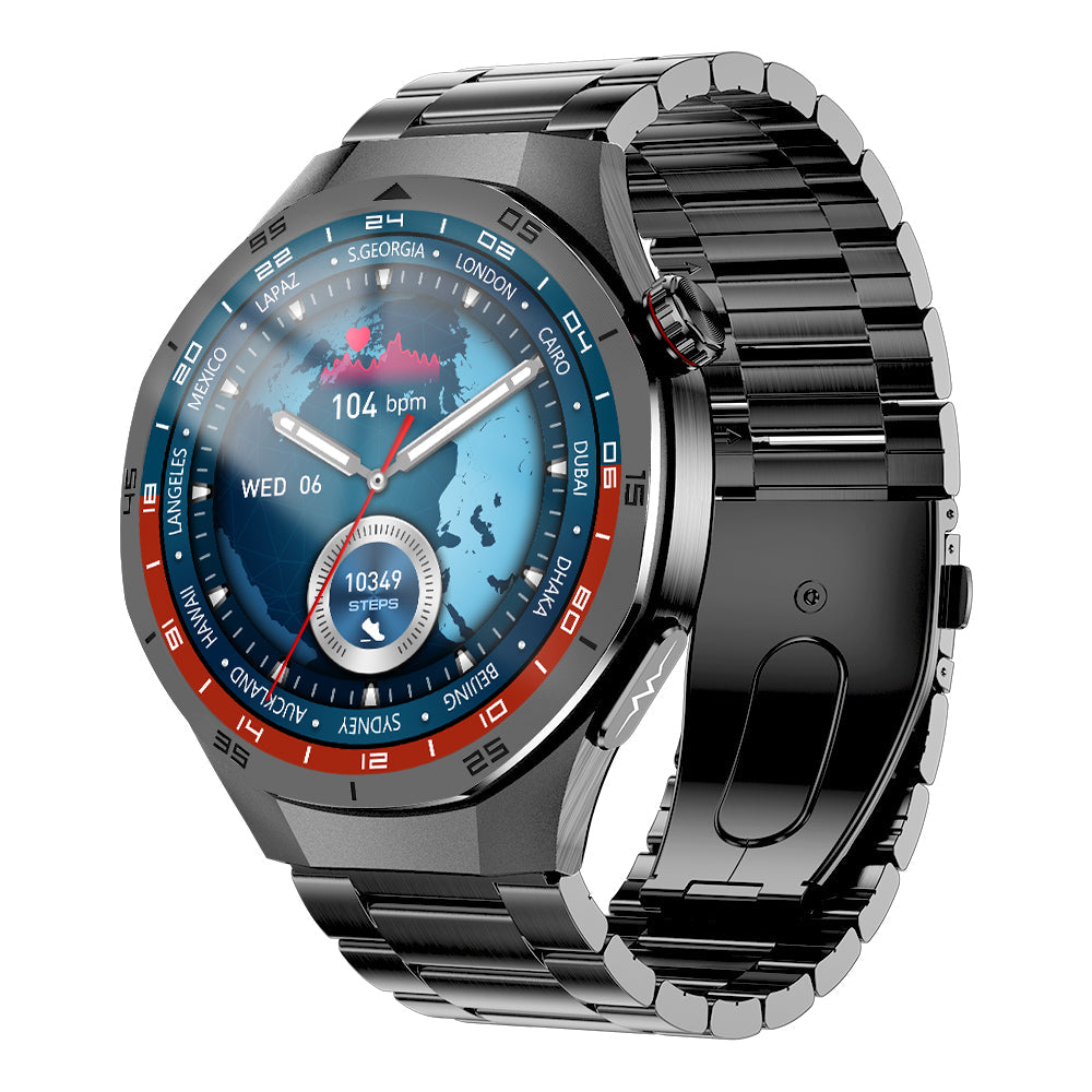 CFY P05 ECG Blood Glucose Sos Uric Acid Cholesterol Stress Monitoring Smartwatch