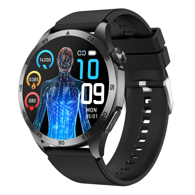 CFY45 Micro Health Check ECG/EKG  Blood Glucose Smart Health Monitoring Watch