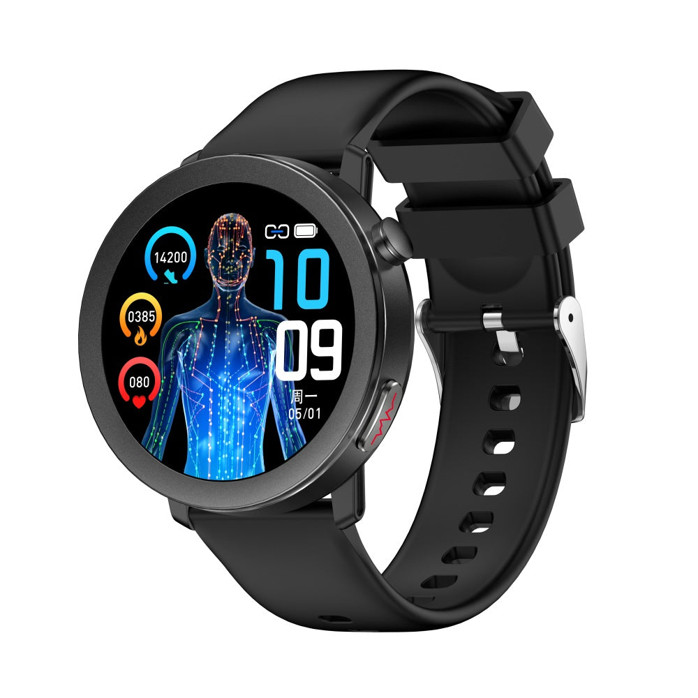 CFY-E03 ECG/EKG Blood Glucose Blood Pressure Blood Oxygen Uric Acid Monitoring Smartwatch