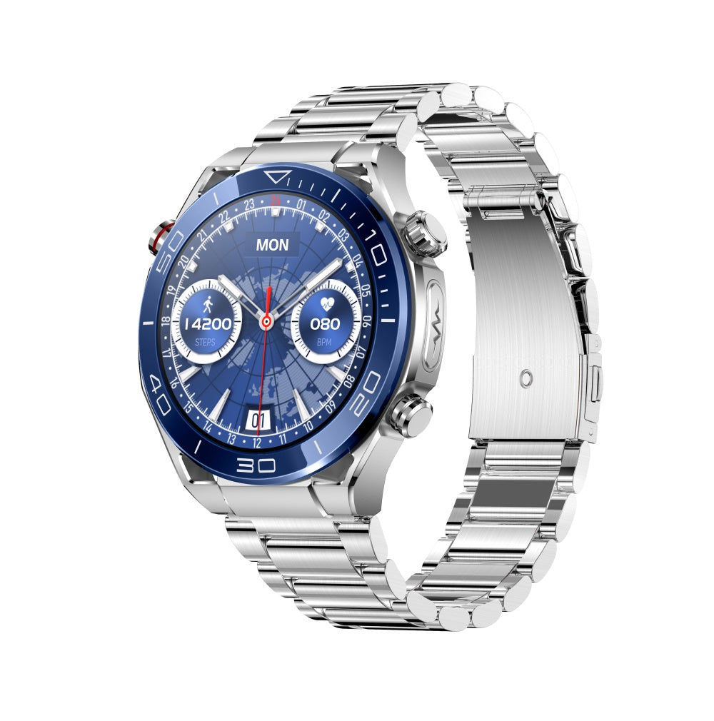 CFY Max 1 Heart Rate Blood Glucose ECG/EKG Blood Pressure Monitoring Bluetooth Talk Smartwatch