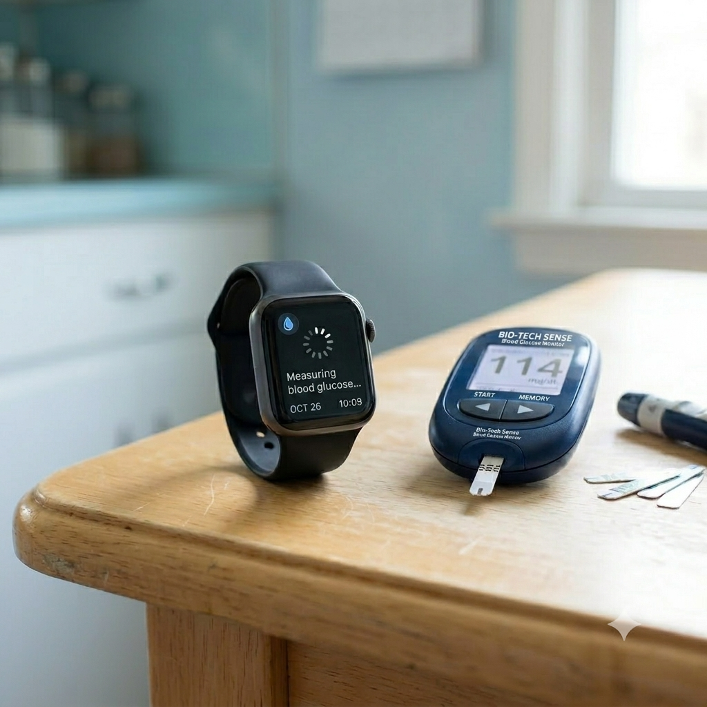 Blood glucose smart watches with blood pressure and ECG features