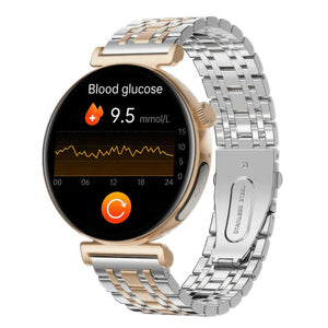 CFY E01 ECG Smartwatch with Blood Glucose, Pressure, Oxygen Monitoring & Uric Acid