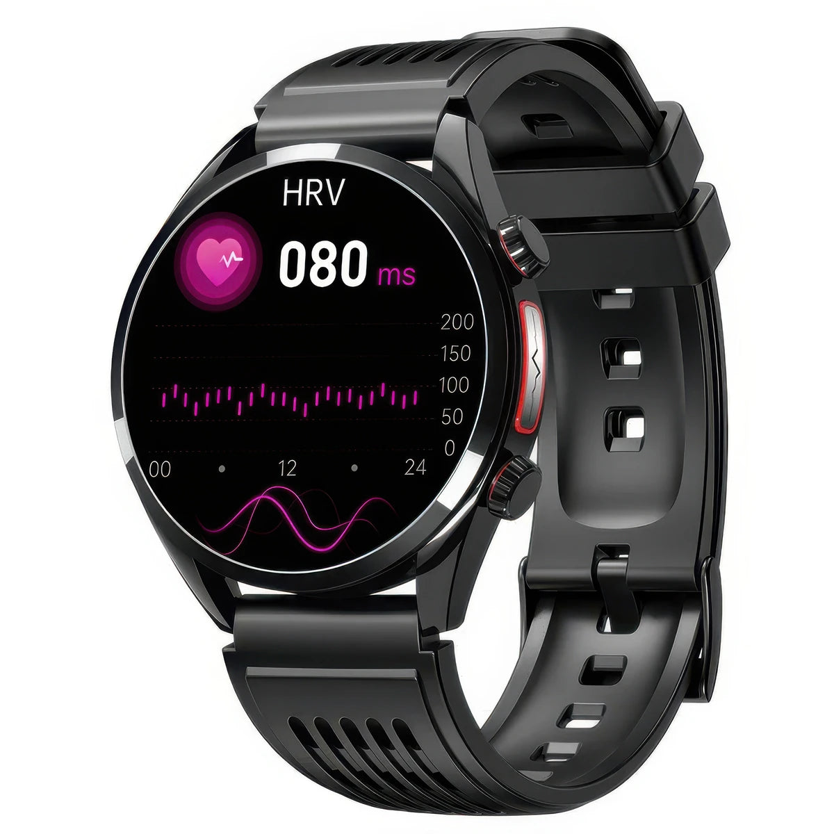 CFY E02 Multi-Lead ECG Monitoring Blood Glucose Blood Pressure Heart Rate Measurement Health Smart Watch