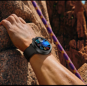 CFY E03 Smartwatch - ECG, Blood Glucose, Blood Pressure & Oxygen Monitoring