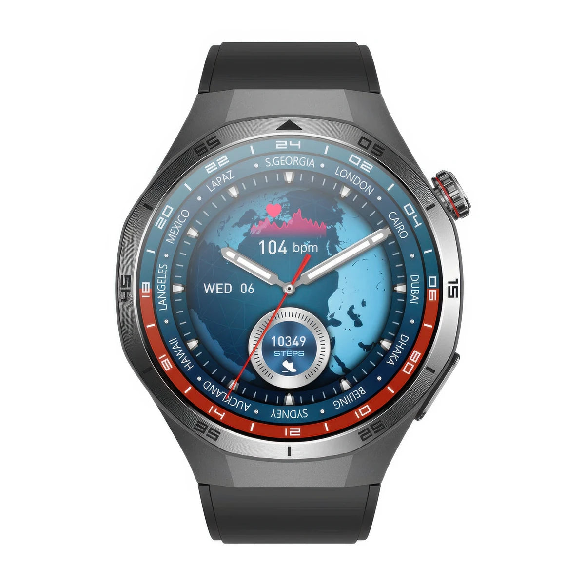 CFY E05 ECG Blood Glucose Sos Uric Acid Cholesterol Stress Monitoring Smartwatch