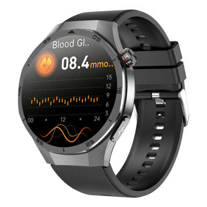 CFY E05 ECG Blood Glucose Sos Uric Acid Cholesterol Stress Monitoring Smartwatch