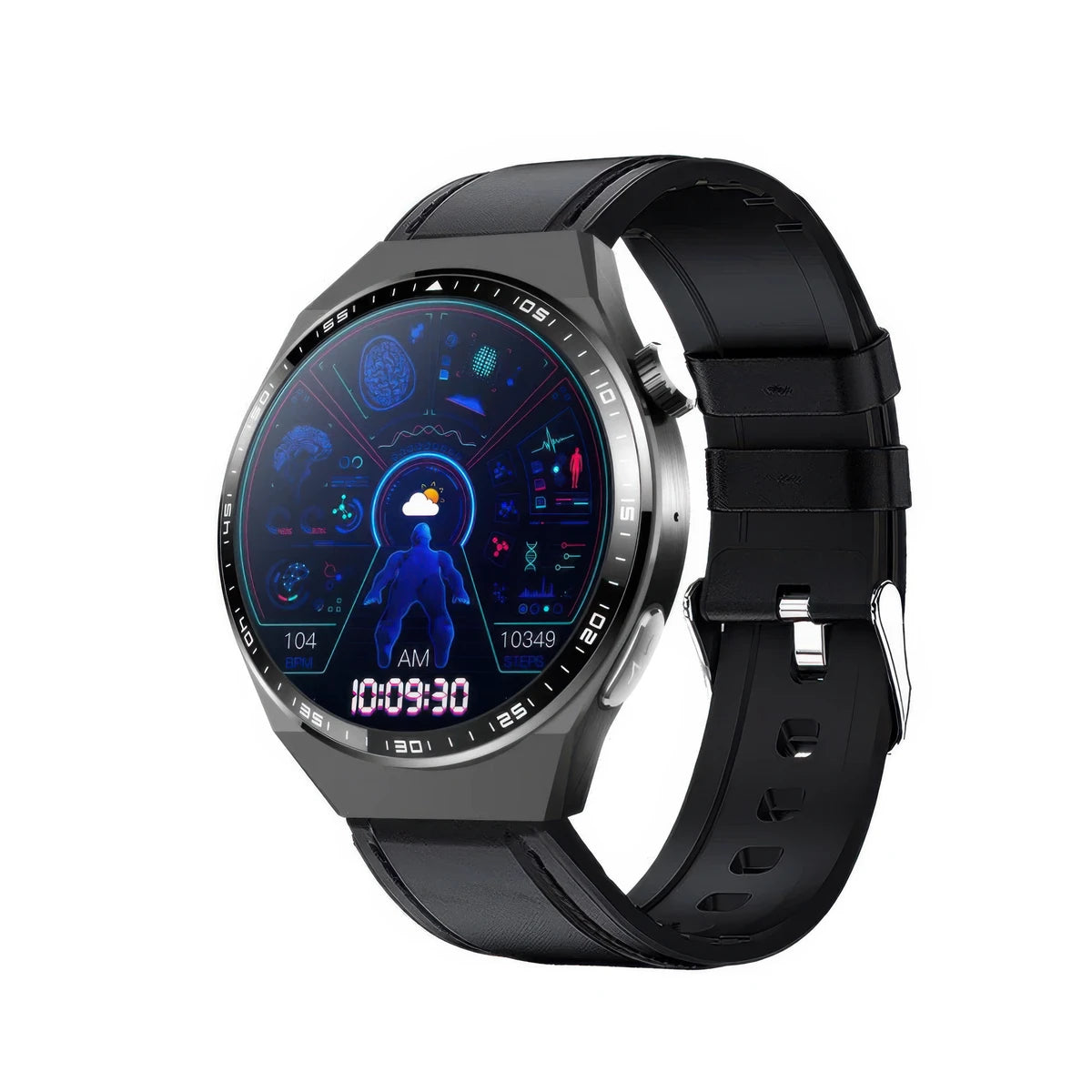 CFY E101 Smart Sports Watch with ECG Blood Sugar Monitoring and Fall Detection