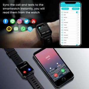 CFY E108 ECG Smartwatch With Blood Oxygen Heart Rate Monitor Sleep Monitoring