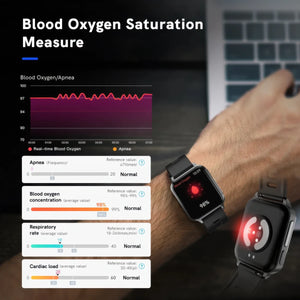 CFY E108 ECG Smartwatch With Blood Oxygen Heart Rate Monitor Sleep Monitoring