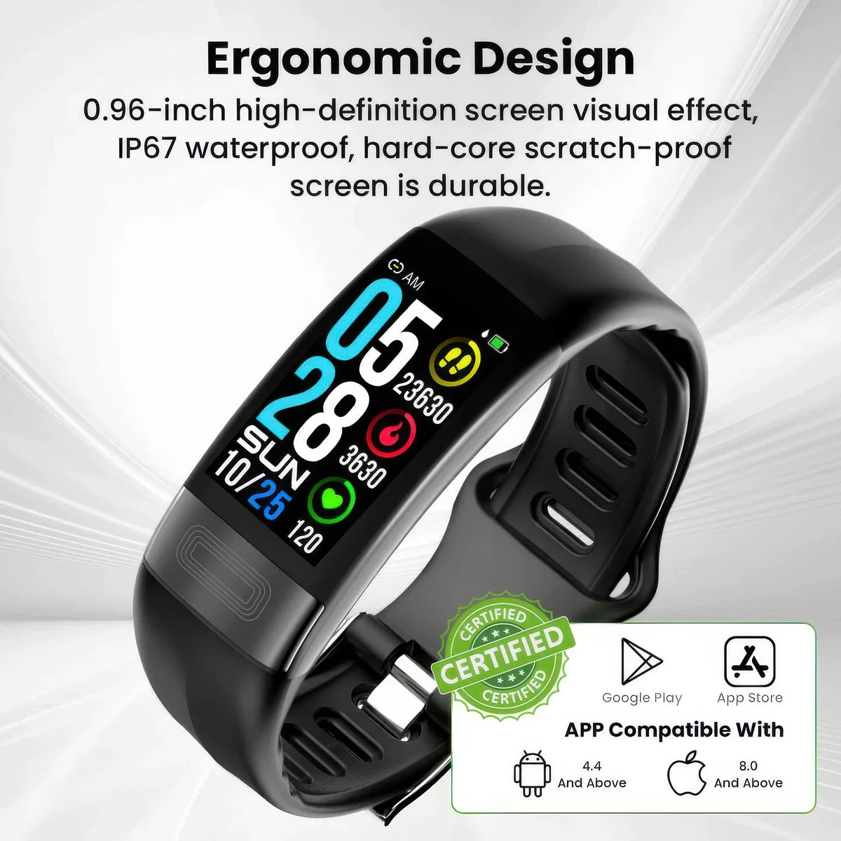 CFY E11 ECG Blood Oxygen Monitoring Smart Bracelet