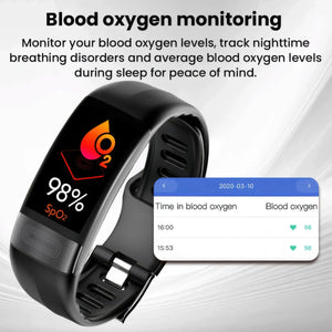 CFY E11 ECG Blood Oxygen Monitoring Smart Bracelet