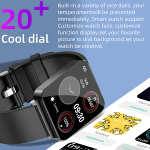 CFY E116 ECG+PPG Blood Sugar Monitoring Health Smart Sports Watch