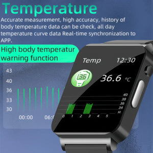 CFY E116 ECG+PPG Blood Sugar Monitoring Health Smart Sports Watch
