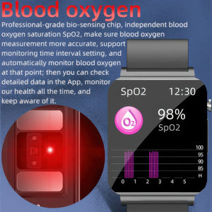 CFY E116 ECG+PPG Blood Sugar Monitoring Health Smart Sports Watch
