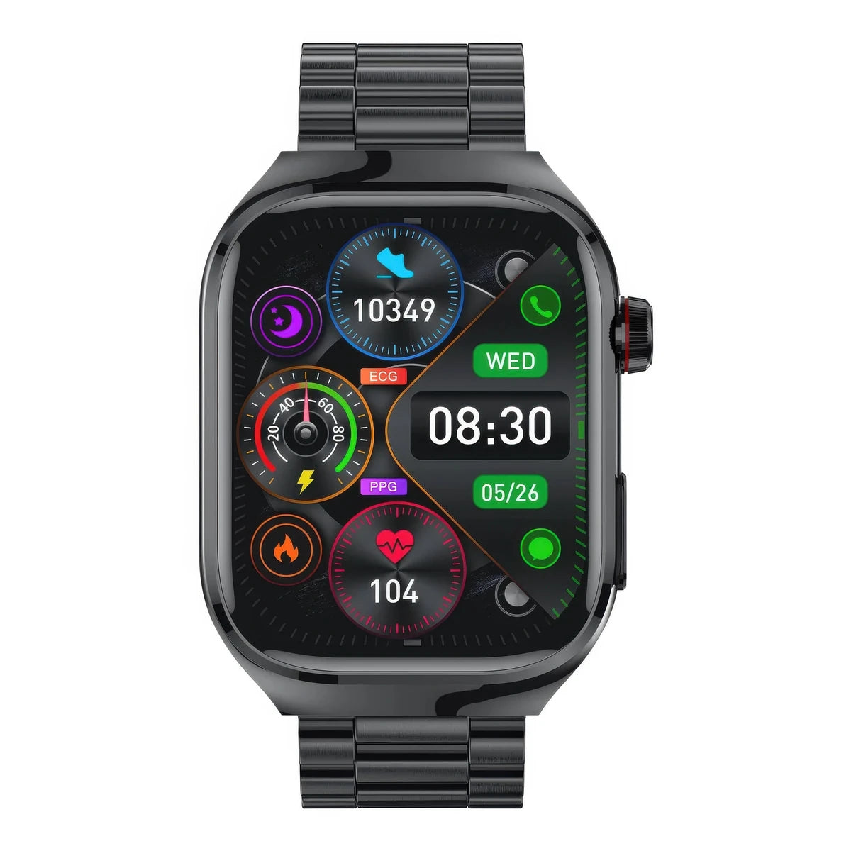 CFY E16 One Click ECG+Micro Physical Examination Blood Glucose Blood Pressure Monitoring High end Health Management Watch
