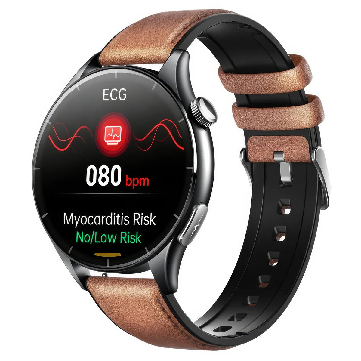 CFY E300 Pro ECG Blood Sugar Blood Pressure Blood Oxygen Monitor Ultra-thin Smart Watch