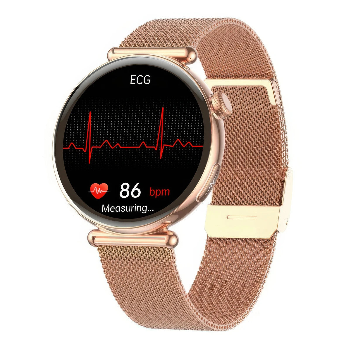 CFY E390 Blood Glucose Blood Lipid ECG Suga Pro Monitoring Women's AI Smart Watch