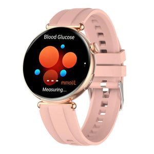 CFY E390 Blood Glucose Blood Lipid ECG Suga Pro Monitoring Women's AI Smart Watch