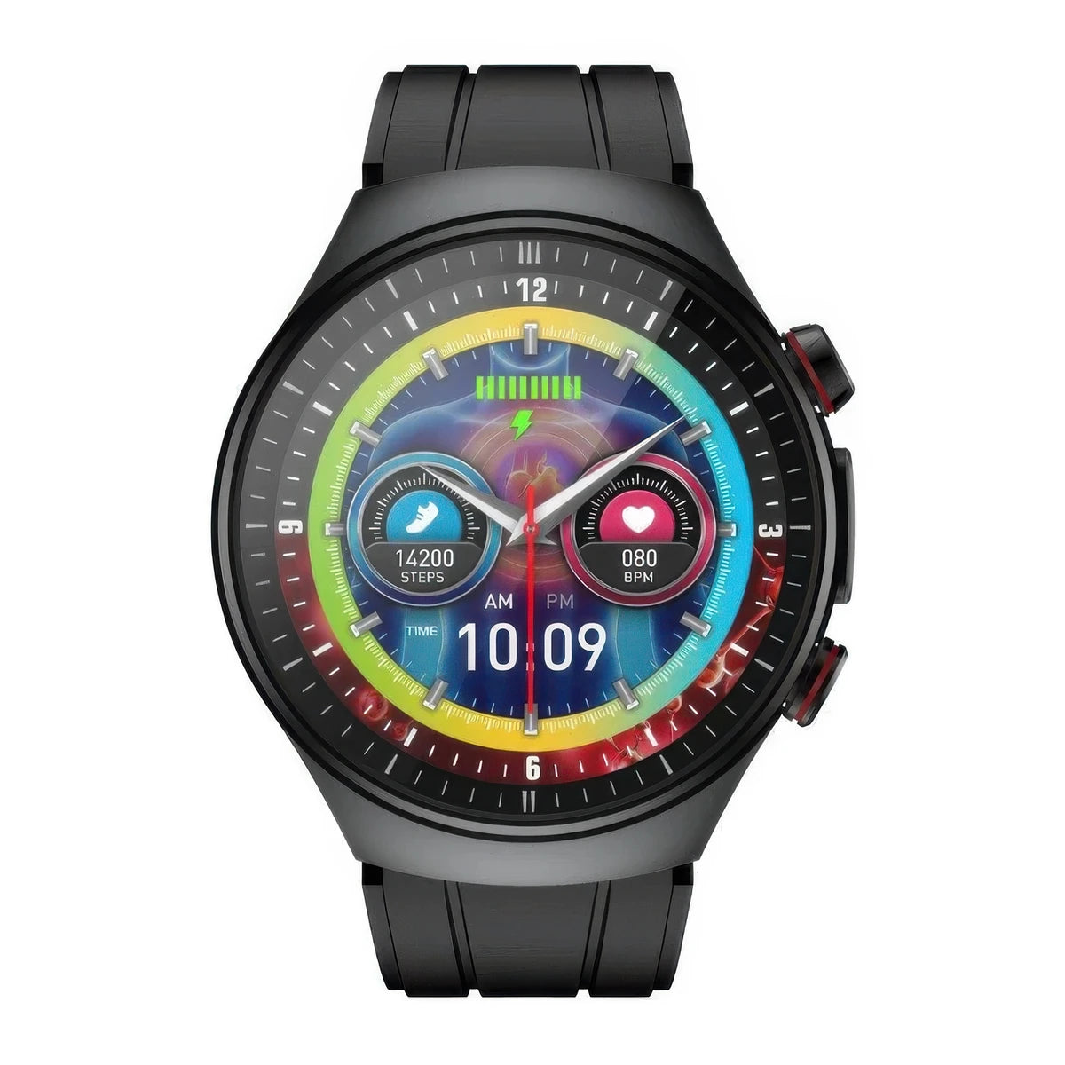 CFY E488 High-End Ti ECG Blood Pressure Blood Glucose Micro-Physical Examination Health Management Watch