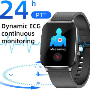 CFY E51 Smart Sports Watch with HD Display, ECG and Blood Sugar Monitoring