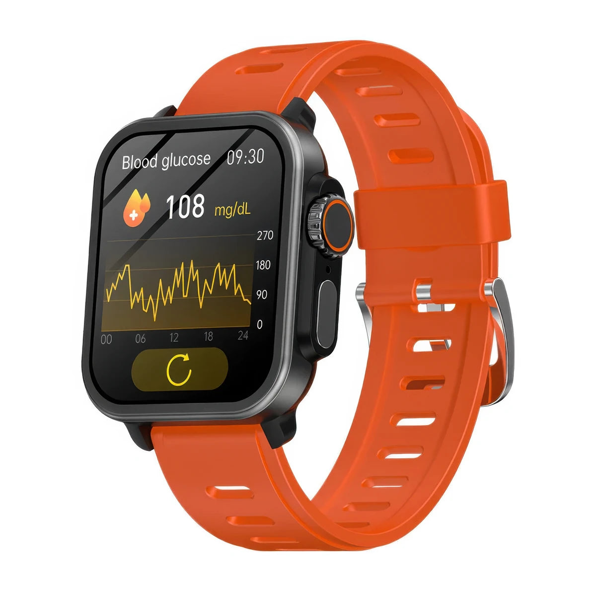 CFY E577 VEE Sport Smartwatch with ECG Blood Glucose Heart Rate & Oxygen Monitoring