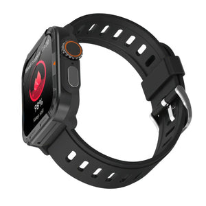 CFY E579 VEE PRO Rugged Sports Smartwatch with ECG and Heart Rate Monitoring Black