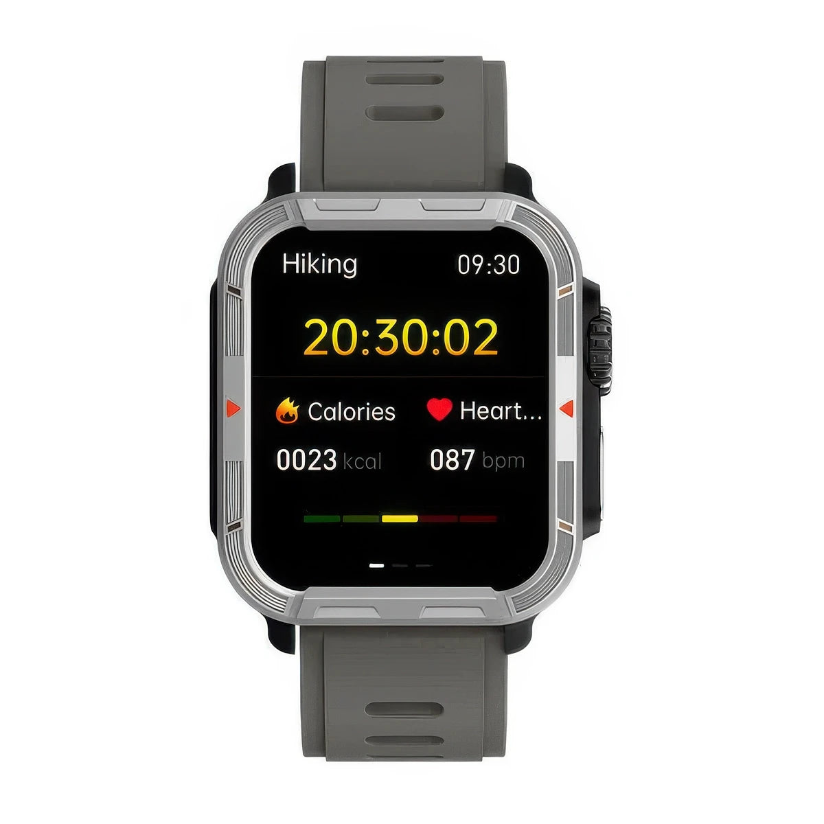 CFY E579 VEE PRO Rugged Sports Smartwatch with ECG and Heart Rate Monitoring Gray
