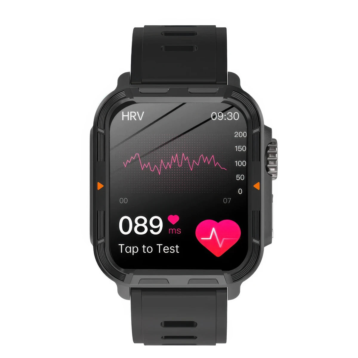 CFY E579 VEE PRO Rugged Sports Smartwatch with ECG and Heart Rate Monitoring Black