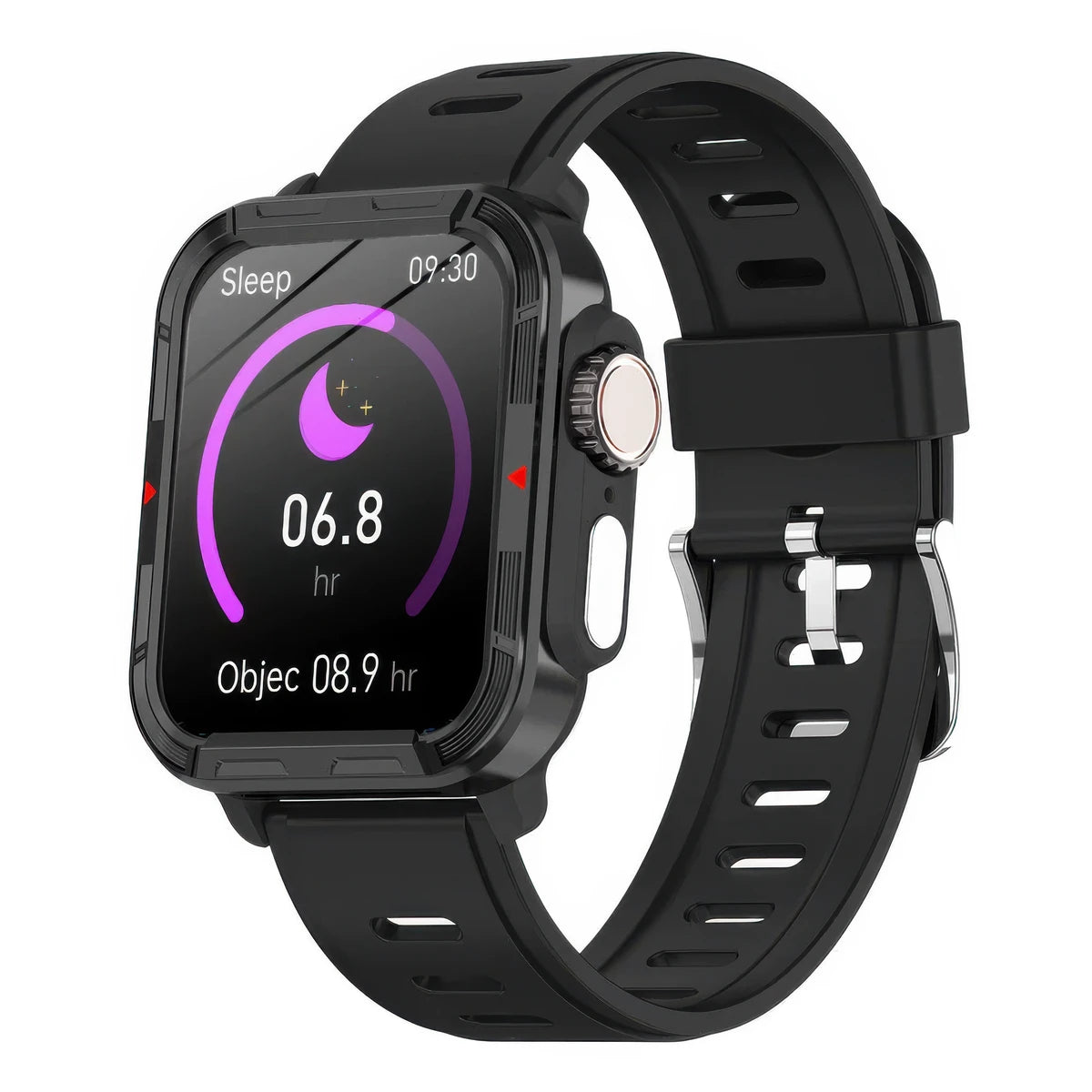 CFY E579 VEE PRO Rugged Sports Smartwatch with ECG and Heart Rate Monitoring Black
