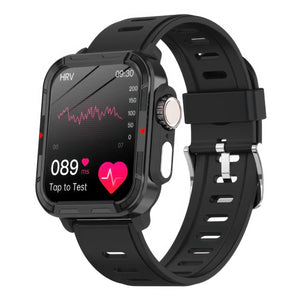 CFY E579 VEE PRO Rugged Sports Smartwatch with ECG and Heart Rate Monitoring Black