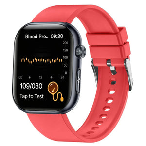 CFY E587 Blood Sugar Monitoring Smart Watch With Blood Pressure ECG/EKG Heart Rate Health Fitness Tracker