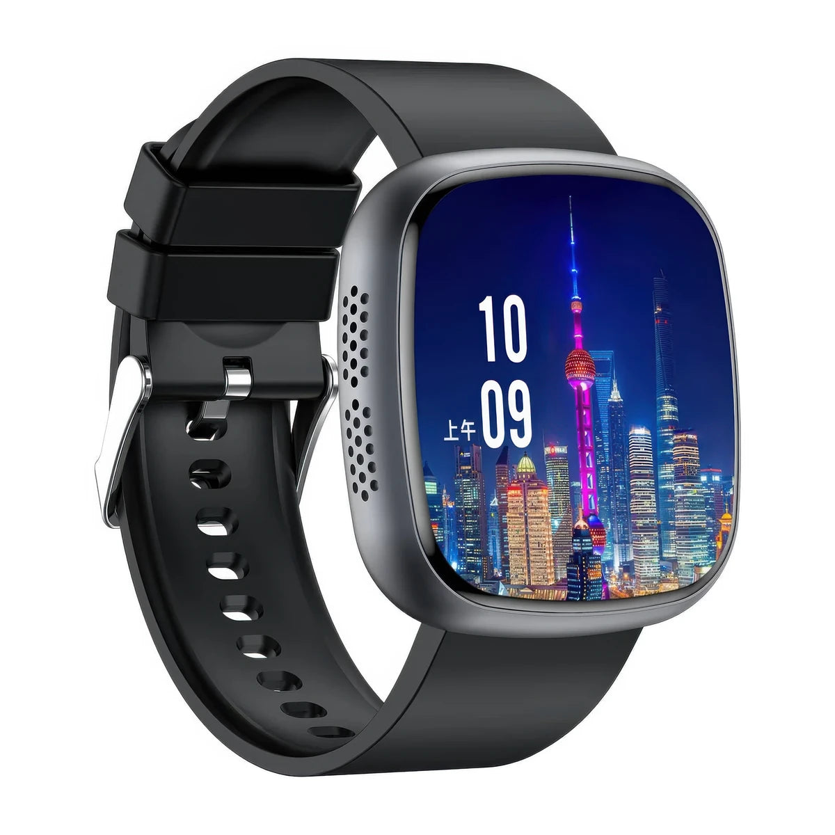 CFY E593 Professional ECG Blood Glucose Blood Pressure Heart Rate HRV Monitoring Smart Watch