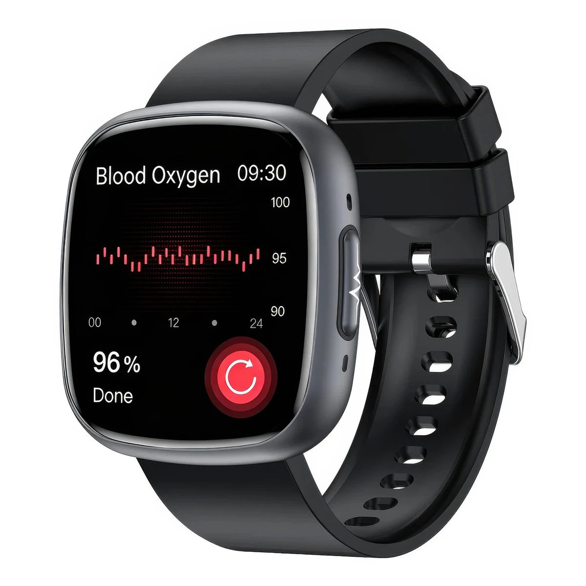 CFY E593 Professional ECG Blood Glucose Blood Pressure Heart Rate HRV Monitoring Smart Watch