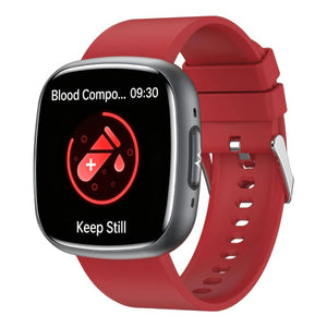 CFY E593 Professional ECG Blood Glucose Blood Pressure Heart Rate HRV Monitoring Smart Watch