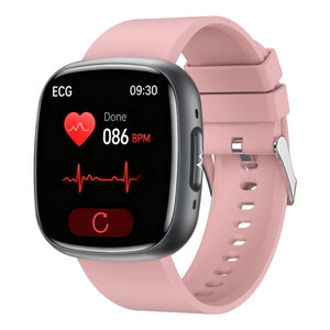 CFY E593 Professional ECG Blood Glucose Blood Pressure Heart Rate HRV Monitoring Smart Watch